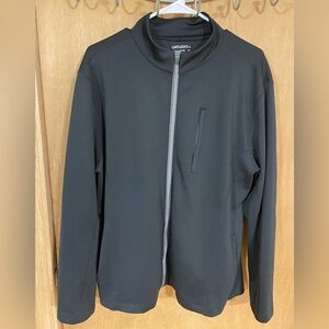 UNTUCKit -Jacket Mens Black Phiefer Pavitt Long Sleeve Full Zip Pockets